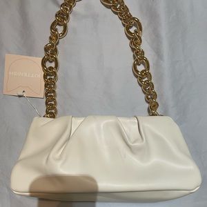 Kittenish white purse